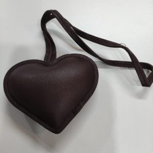 Cuore similpelle  BC3174.6 MARRONE