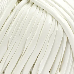 Fettuccia Lycra Metallizzata Bianco