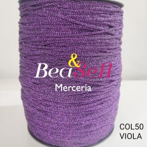 Filato Cordino Thai Lurex Firefly Mas Viola 50