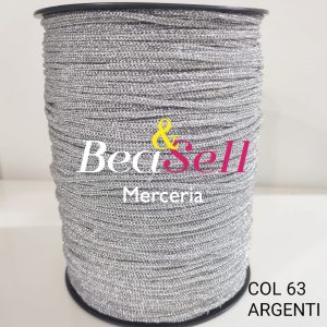 Filato Cordino Thai Lurex Firefly Mas Argento 63