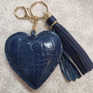Cuore+Fiocco similpelle  BC001.7 BLU