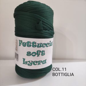 Fettuccia Soft Lycra Verde Bottiglia 11