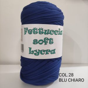 Fettuccia Soft Lycra Blu Chiaro 28