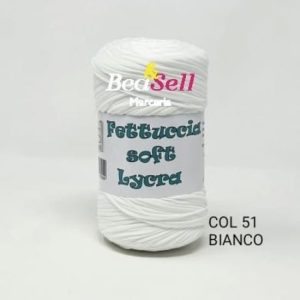 Fettuccia Soft Lycra Bianco 51