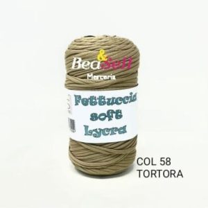 Fettuccia Soft Lycra Tortora 58