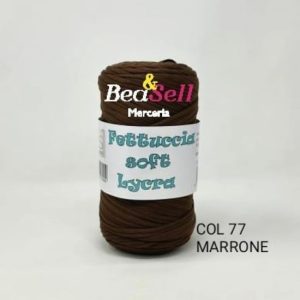 Fettuccia Soft Lycra Marrone 75