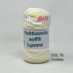 Fettuccia Soft Lycra Panna 78