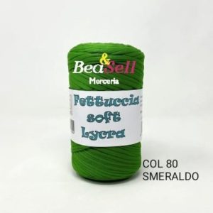 Fettuccia Soft Lycra Smeraldo 80