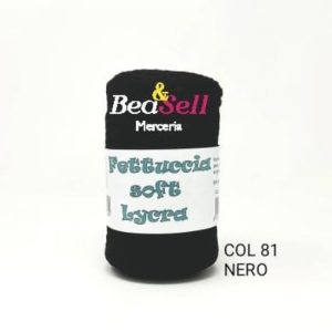 Fettuccia Soft Lycra Nero 81