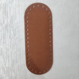 Fondo per Borsa Finta Pelle Cuoio Ovale 21x8cm