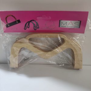 MA268 Manico Pochette in Legno 20x10 Chiaro