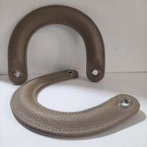 Manici DIOR in Vera Pelle Tortora