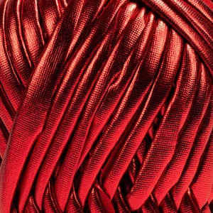 Fettuccia Lycra Metallizzata Rosso 7