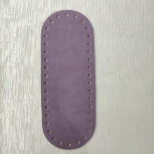 Fondo per Borsa Finta Pelle Ovale 21x8cm Lilla