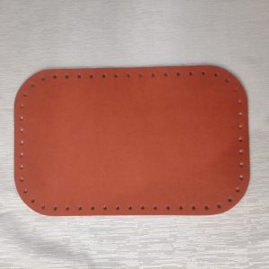 Fondo Borsa 28x18 ecopelle Arancio