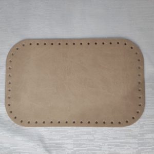 Fondo Borsa 28x18 ecopelle Beige