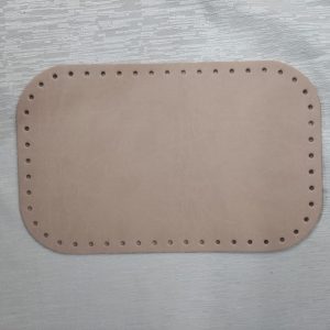 Fondo Borsa 28x18 ecopelle Beige Chiaro