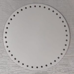 Fondi Per BORSE Tondo - 18 Cm Bianco
