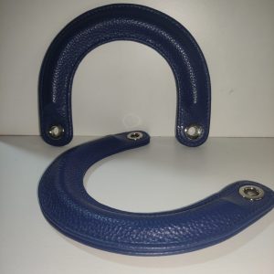 Manici DIOR in Vera Pelle Blu