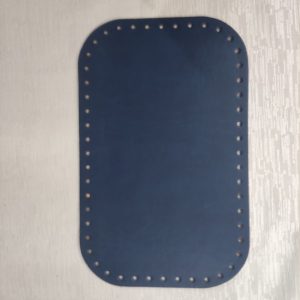 Fondo Borsa 28x18 ecopelle Blu