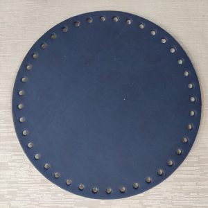 Fondi Per BORSE Tondo - 18 Cm Blu