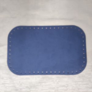 Fondo Borsa 28x18 ecopelle Blu jeans