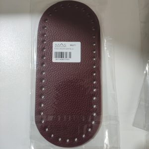 Fondo cm 20x9 VERA PELLE Bordeaux