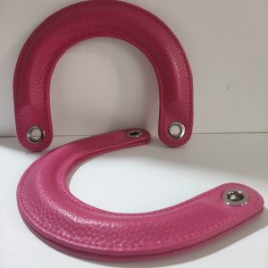 Manici DIOR in Vera Pelle Fuxia