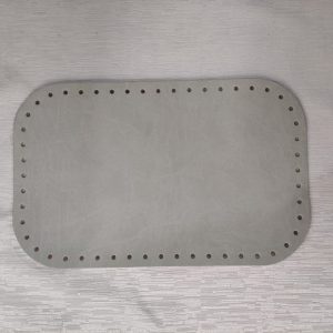Fondo Borsa 28x18 ecopelle Grigio Chiaro