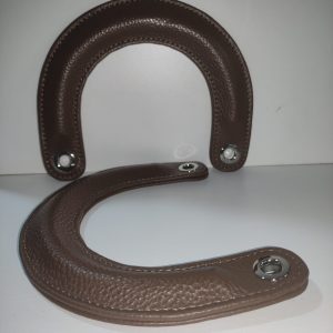 Manici DIOR in Vera Pelle Marrone