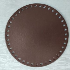 Fondi Per BORSE Tondo - 18 Cm Marrone