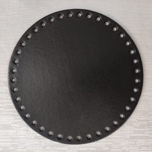 Fondi Per BORSE Tondo - 18 Cm Nero