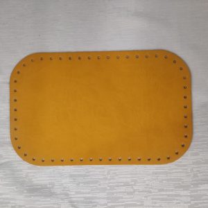 Fondo Borsa 28x18 ecopelle Ocra