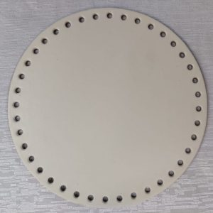 Fondi Per BORSE Tondo - 18 Cm Panna