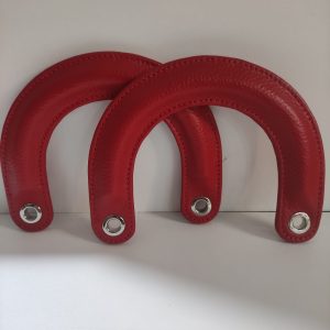 Manici DIOR in Vera Pelle Rosso