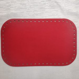 Fondo Borsa 28x18 ecopelle Rosso