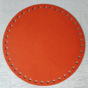 Fondi Per BORSE Tondo - 18 Cm Arancio