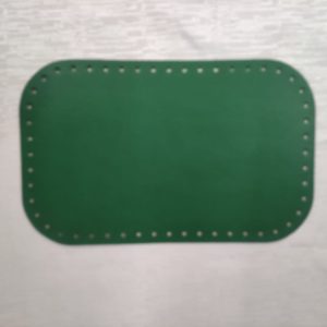 Fondo Borsa 28x18 ecopelle Verde