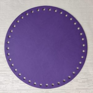 Fondi Per BORSE Tondo - 18 Cm Viola