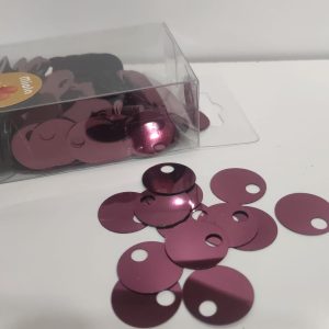 50gr Paillettes Grandi Lisce per Borse BORDEUX, 20 mm
