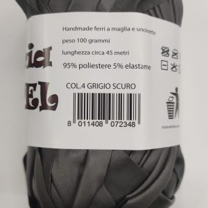 FETTUCCIA ECCOPELLE LYCRAPEL GRIGIO SCURO