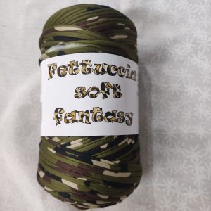 Fettuccia lycra soft sfumata 500 MILITARE