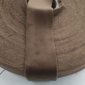 Fettuccia in pizza velluto 380 grammi Marrone noce