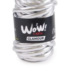 Filato XXL metallizzato WOW Glamour 202 ARGENTO