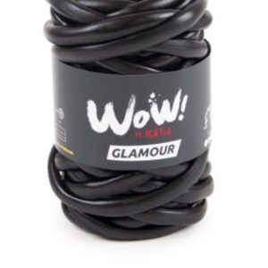Filato XXL metallizzato WOW Glamour 204 NERO