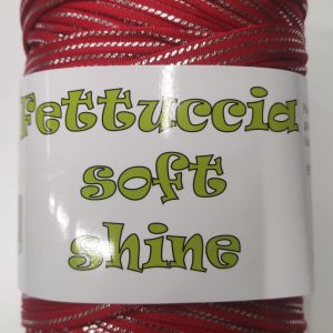 Fettuccia lycra soft SHINE COL.70ROSSO ARGENTO