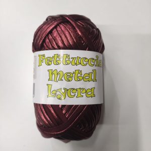 Fettuccia Lycra Metallizzata BORDEUX