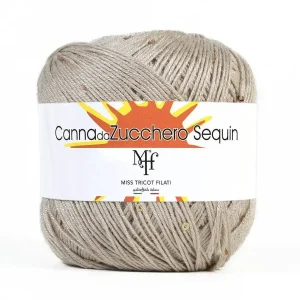 CANNA DA ZUCCHERO SEQUIN - Miss Tricot Filati col.2 CORDA