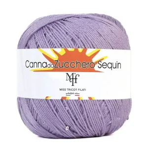 CANNA DA ZUCCHERO SEQUIN - Miss Tricot Filati col.16 GLICINE