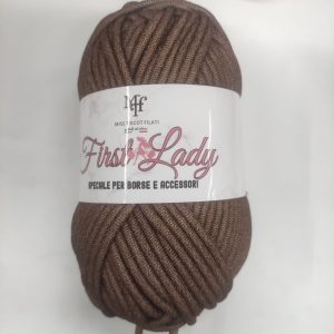 FIRST LADY 1 - FILATO PER BORSE MISS TRICOT FILATI MARRONE  4